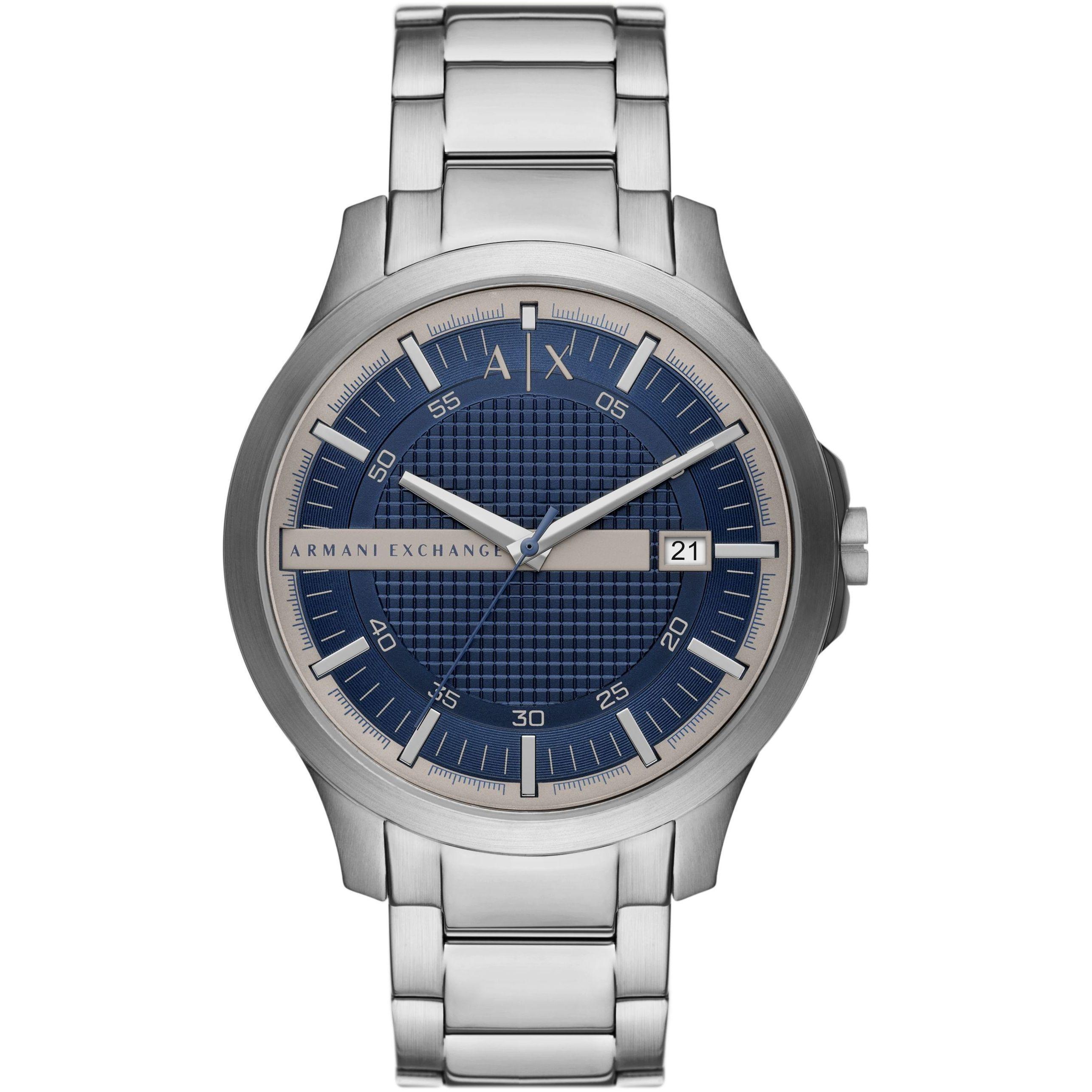 ARMANI EXCHANGE Hampton Mens - AX2451, Silver case with Stainless Steel Bracelet