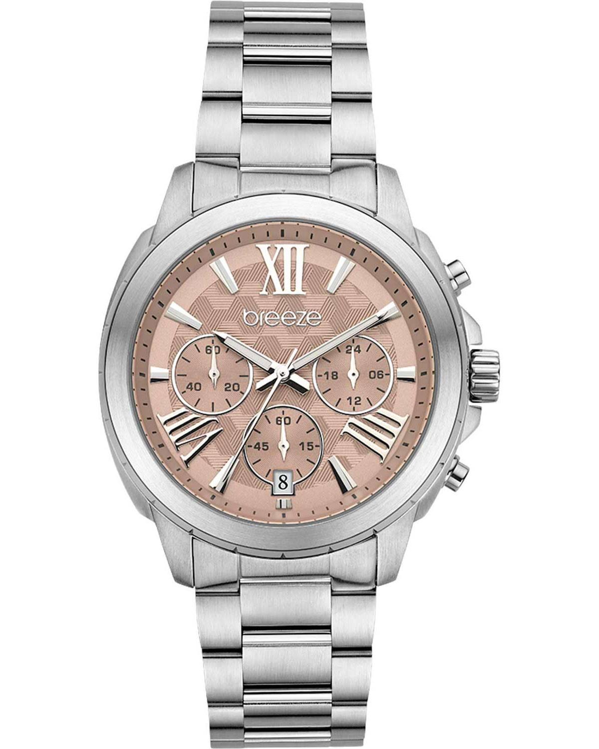  BREEZE Chronique Chronograph - 612481.4, Silver case with Stainless Steel Bracelet 2025