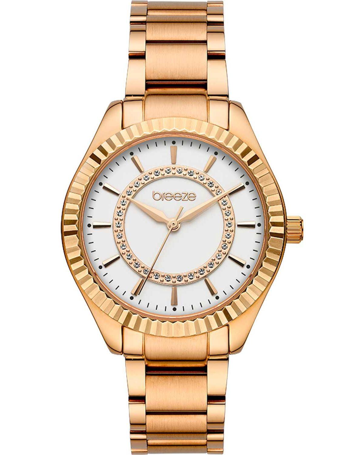  BREEZE Magnificent Crystals - 212471.4, Rose Gold case with Stainless Steel Bracelet 2025