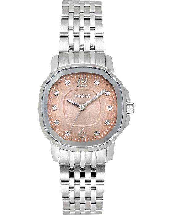 Breeze BREEZE Majestic Swarovski - 612511.4, Silver case with Stainless Steel Bracelet