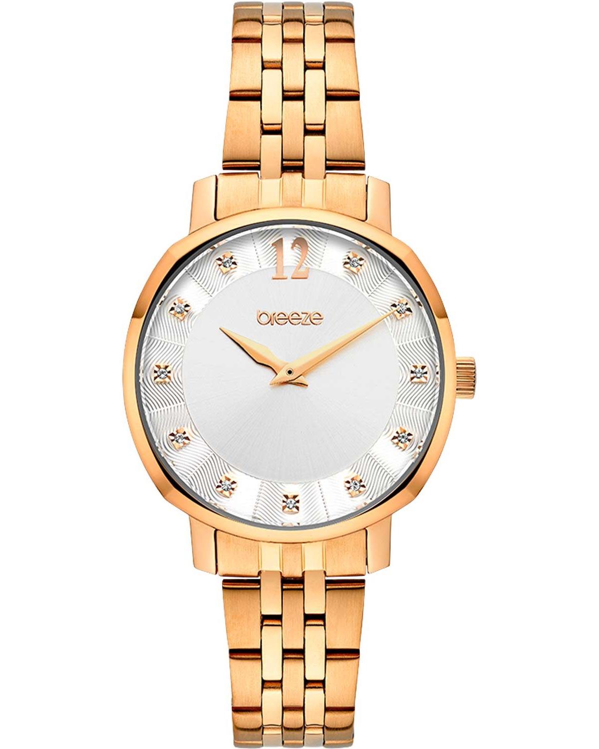  BREEZE Semplice Crystals - 212421.1, Rose Gold case with Stainless Steel Bracelet 2025