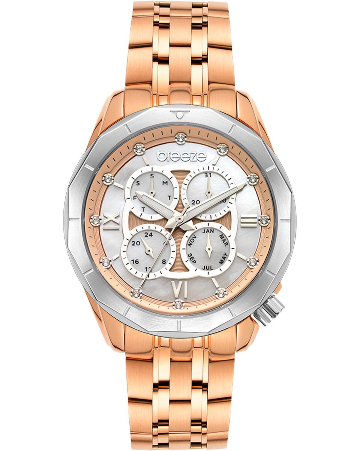  BREEZE Symmetria Crystals - 212261.4 Rose Gold case with Stainless Steel Bracelet 2025