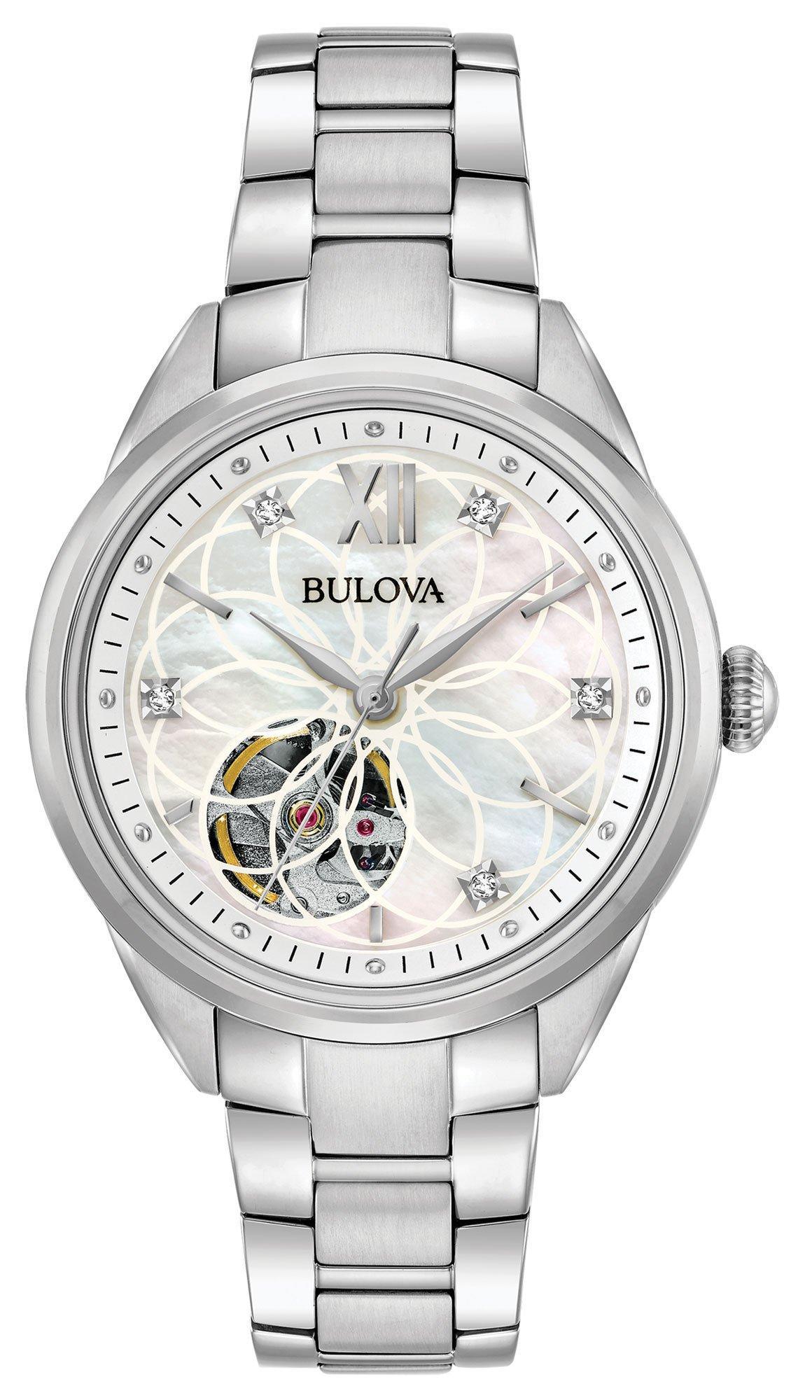  BULOVA Diamond Automatic - 96P181 Silver case with Stainless Steel Bracelet 2025