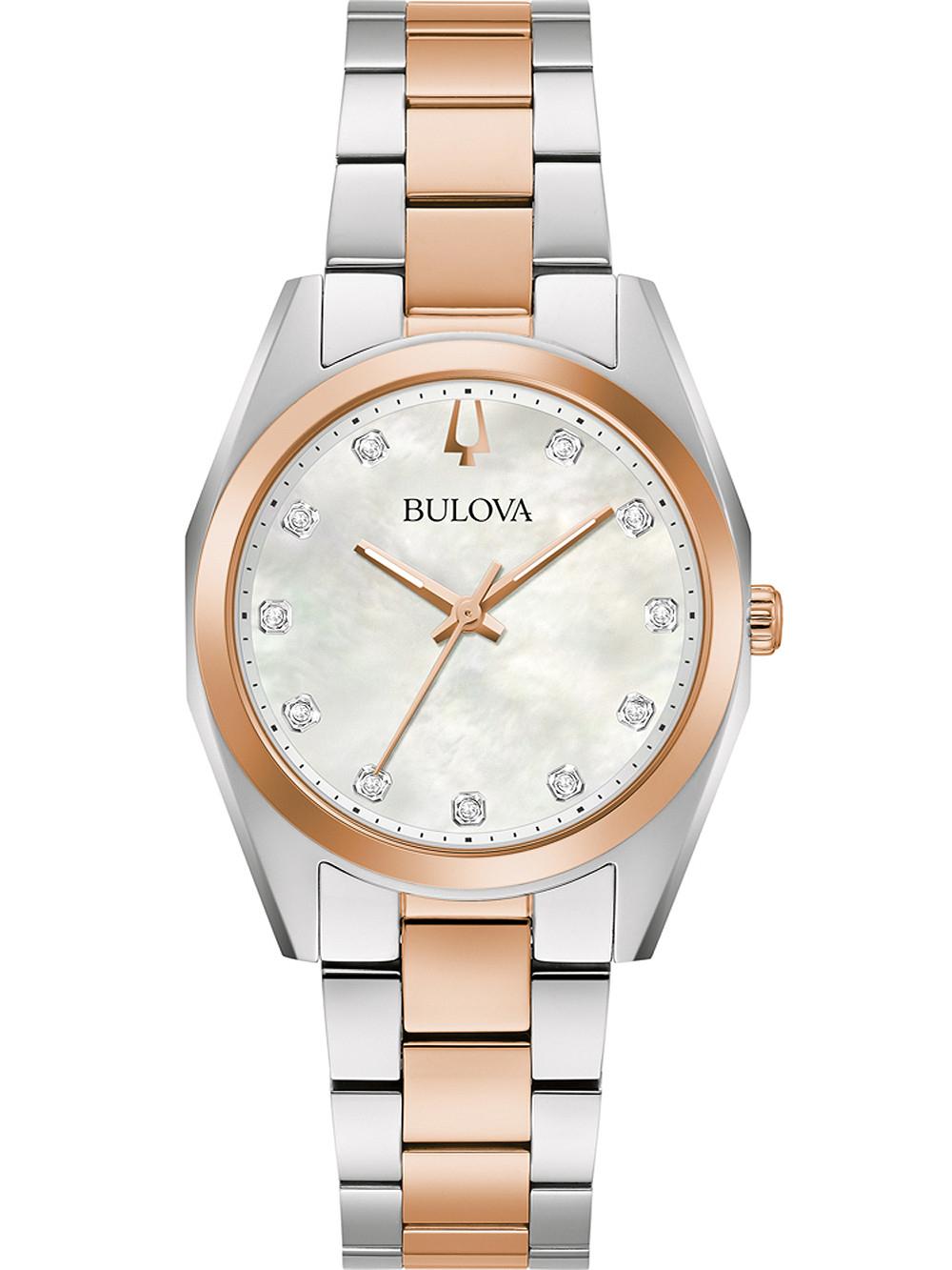 Bulova BULOVA Diamond Collection Surveyor - 98P207 Silver case with Stainless Steel Bracelet