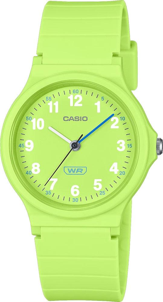 Casio CASIO Collection - LQ-24B-3BEF, Light Green case with Light Green Rubber Strap