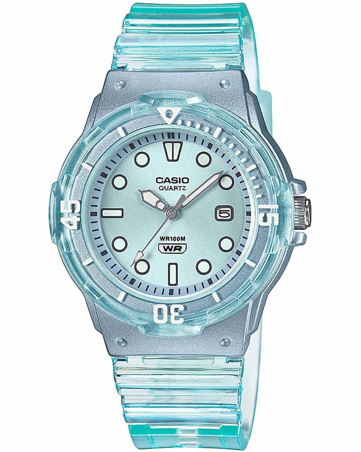 Casio CASIO Collection - LRW-200HS-2EVEF, Light Blue case with Light Blue Rubber Strap