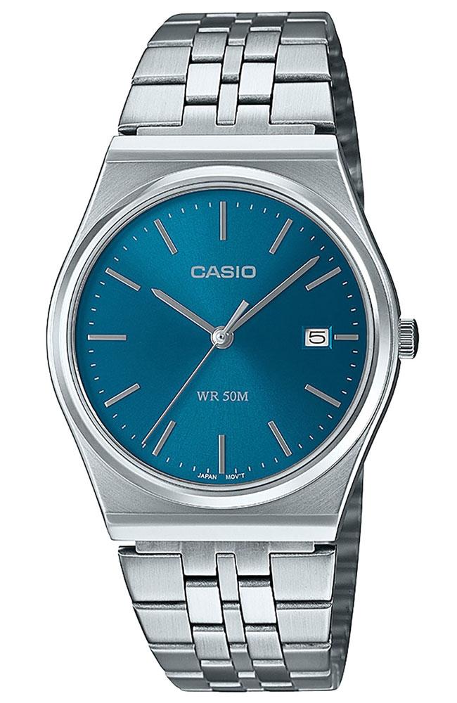 Casio CASIO Collection - MTP-B145D-2A2VEF, Silver case with Stainless Steel Bracelet