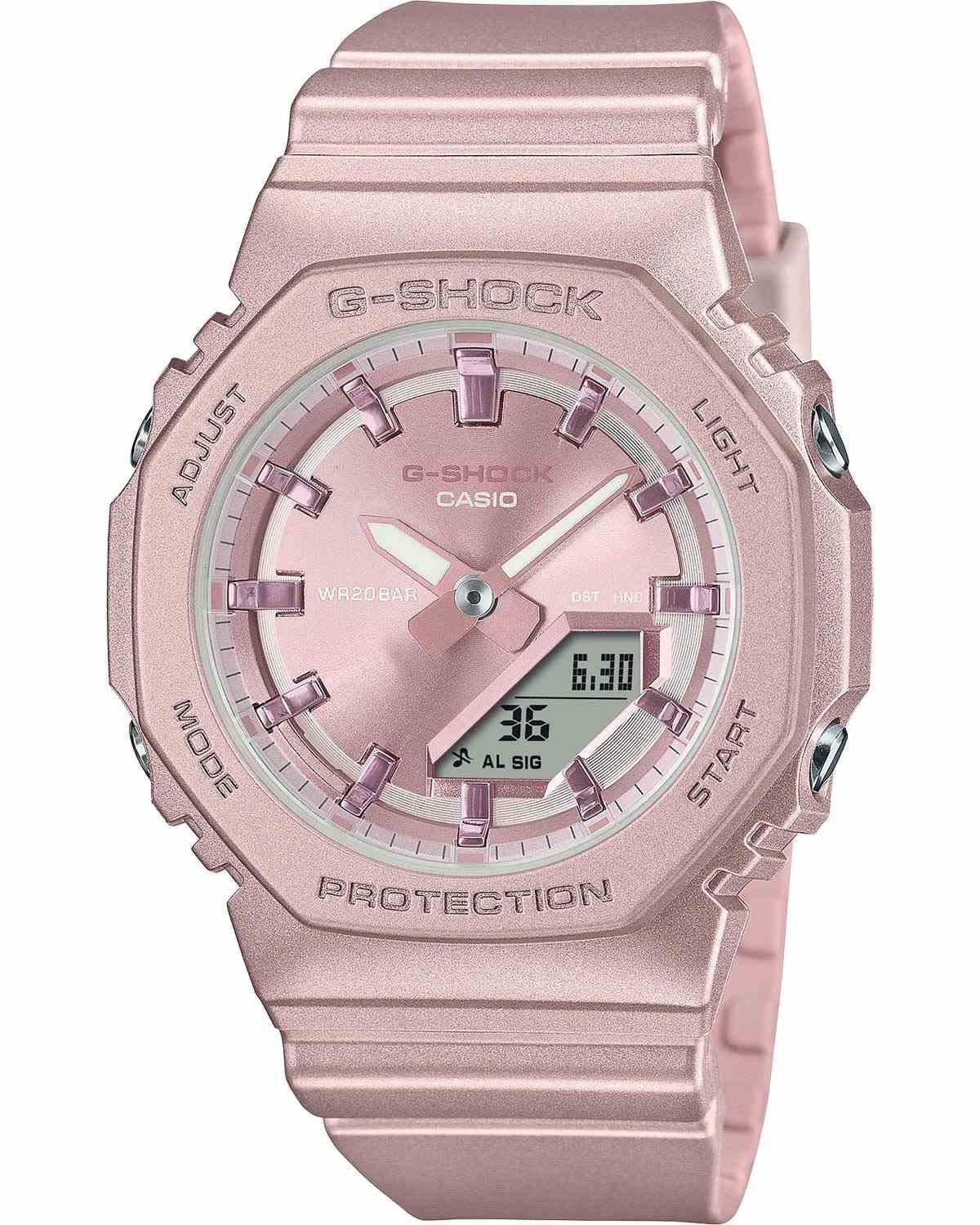  CASIO G-Shock Chronograph - GMA-P2100ST-4AER Pink case with Pink Rubber Strap 2025