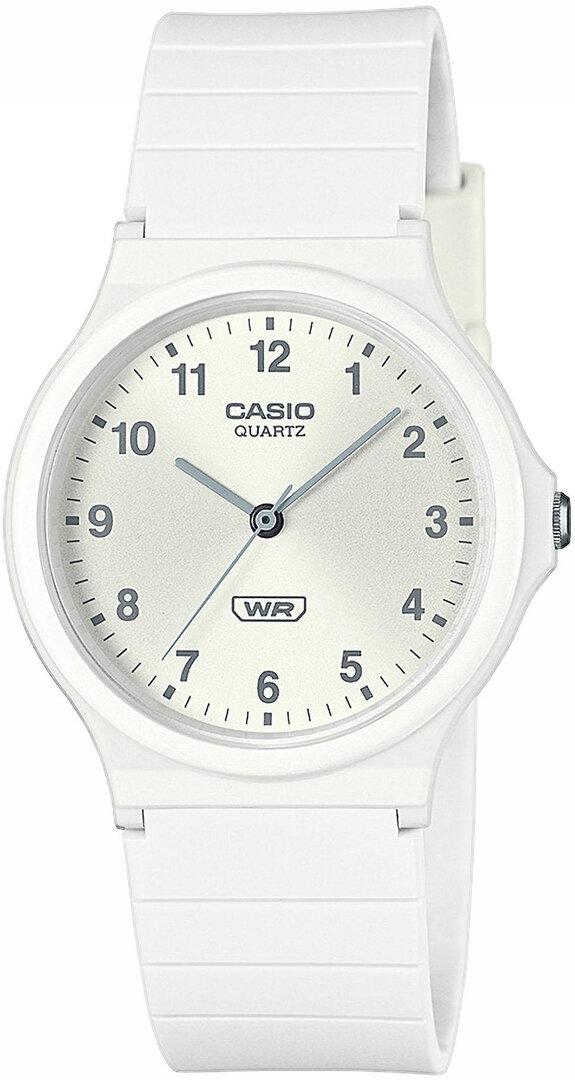 Casio CASIO Sport - MQ-24B-7BEF, White case with White Rubber Strap
