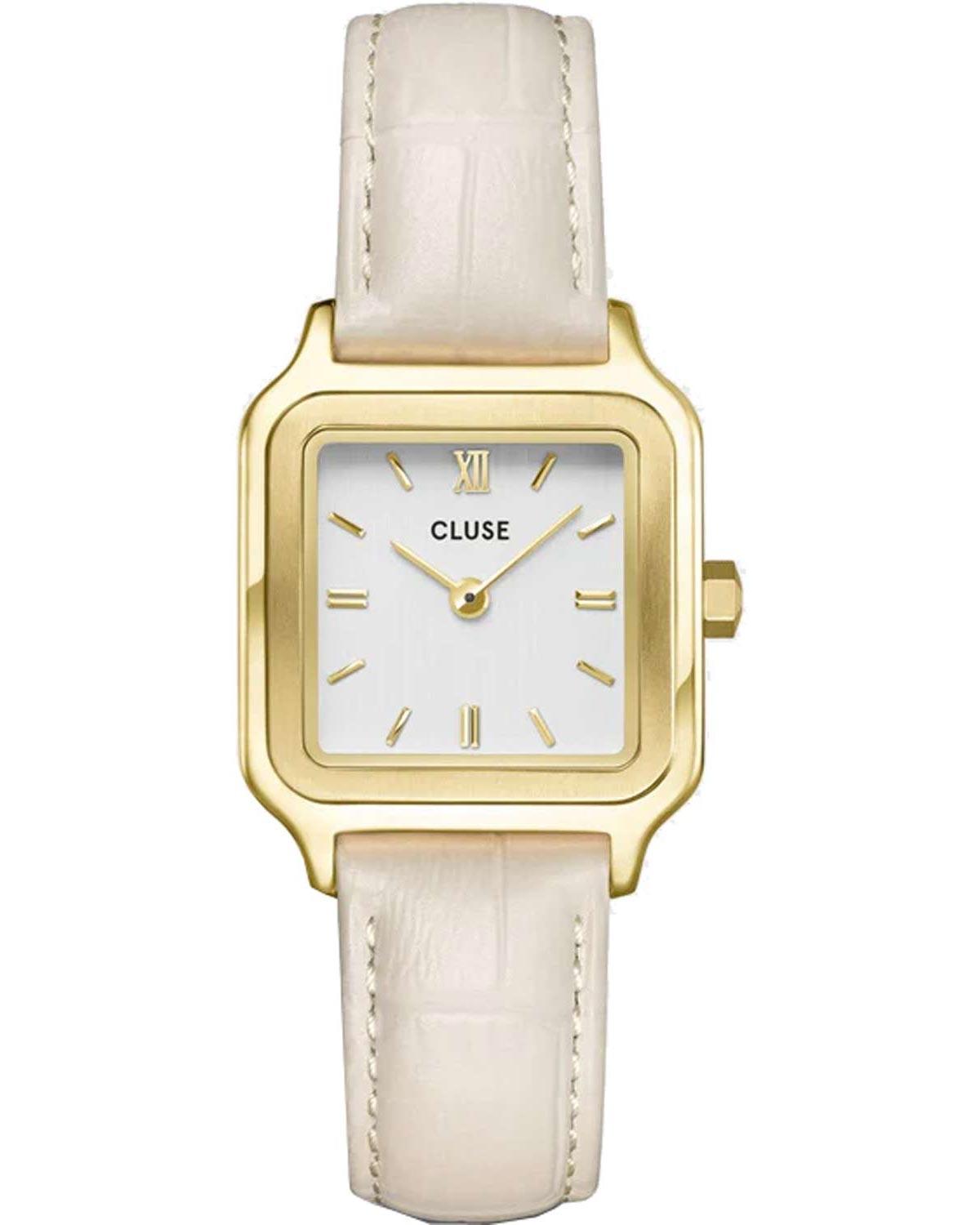  CLUSE Gracieuse Petite - CW11804, Gold case with White Leather Strap 2025