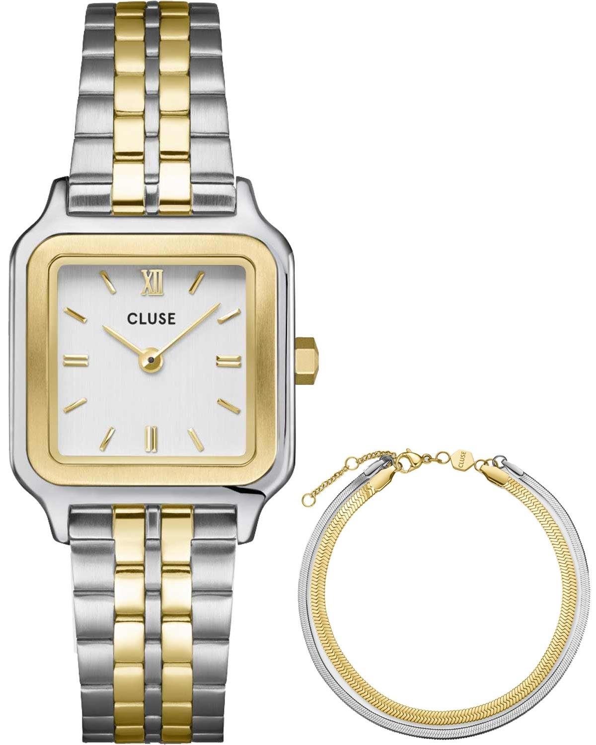  CLUSE Gracieuse Petite Gift Set - CG11801, Silver case with Stainless Steel Bracelet 2025