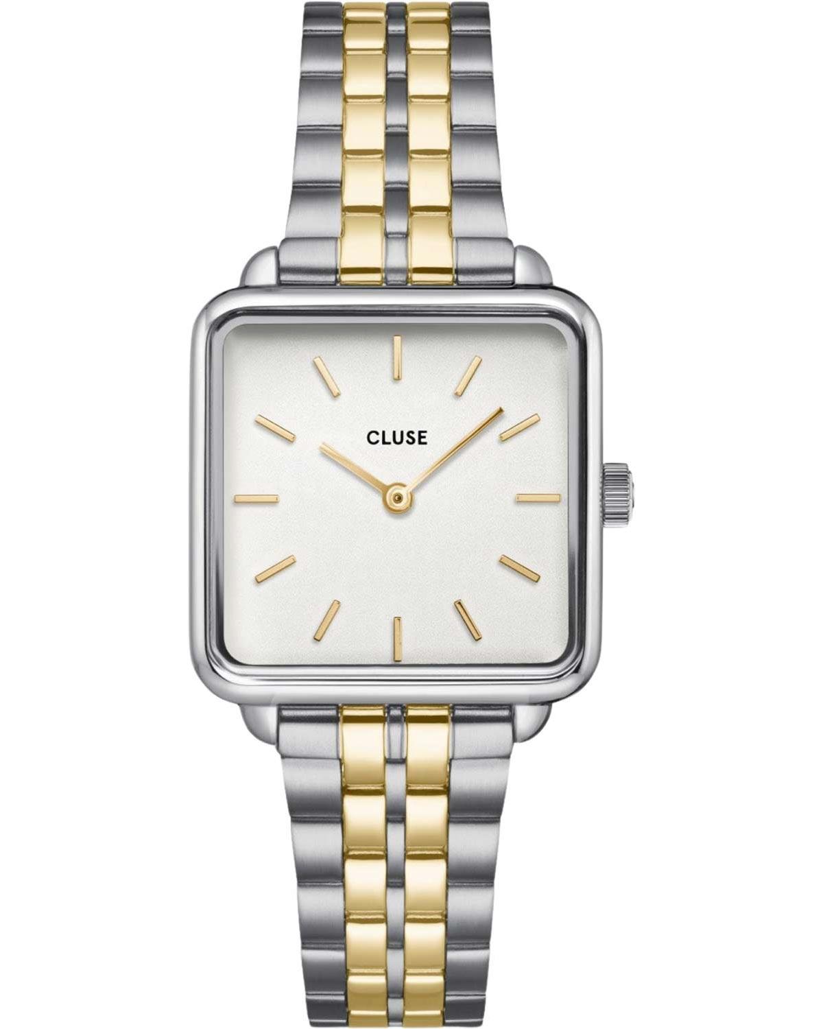  CLUSE La Tetragone - CW10313, Silver case with Stainless Steel Bracelet 2025