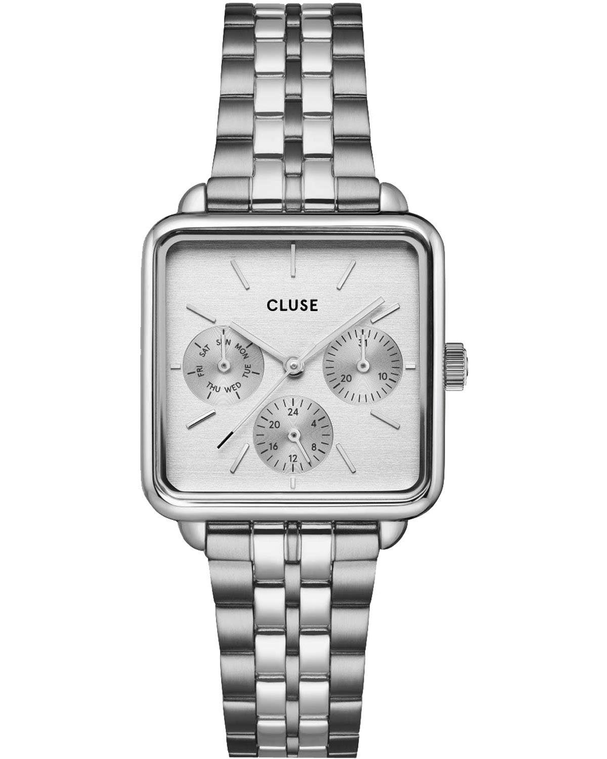  CLUSE La Tetragone - CW13801, Silver case with Stainless Steel Bracelet 2025