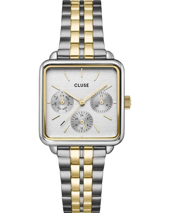  CLUSE La Tetragone - CW13803, Silver case with Stainless Steel Bracelet 2025