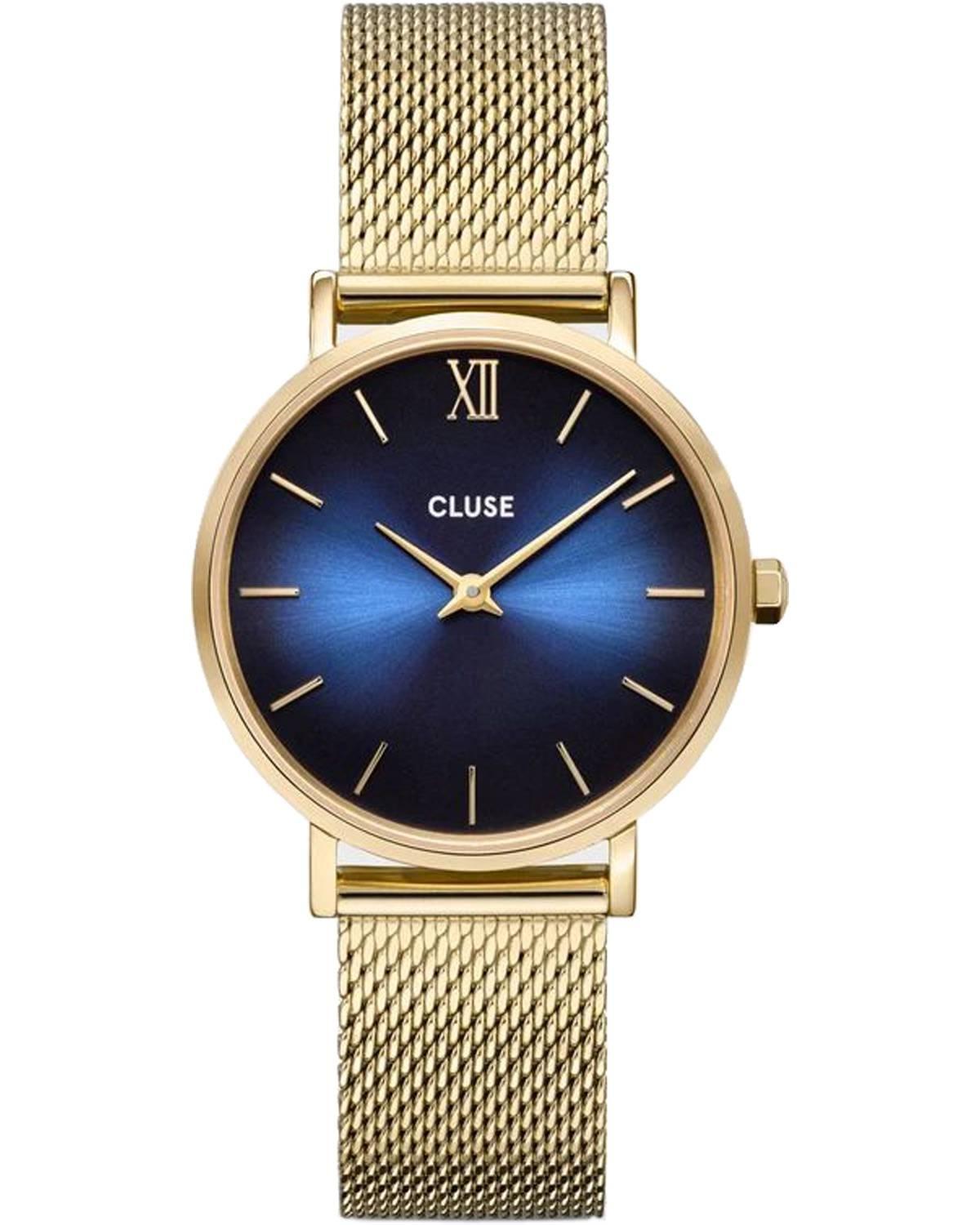  CLUSE Minuit - CW10202, Gold case with Stainless Steel Bracelet 2025