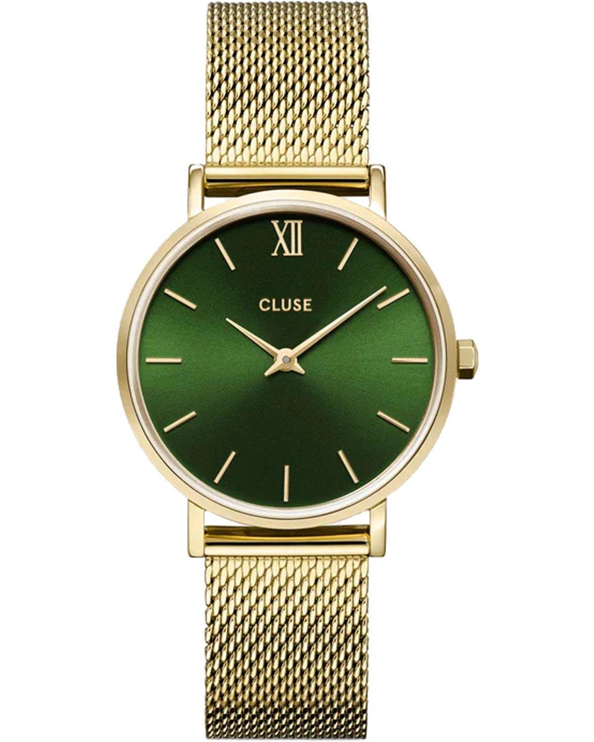  CLUSE Minuit - CW10206, Gold case with Stainless Steel Bracelet 2025