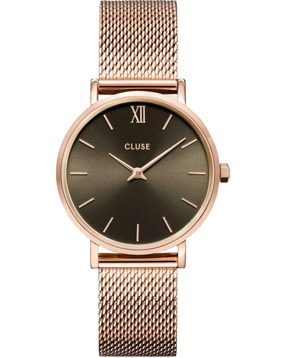  CLUSE Minuit - CW10207, Rose Gold case with Stainless Steel Bracelet 2025