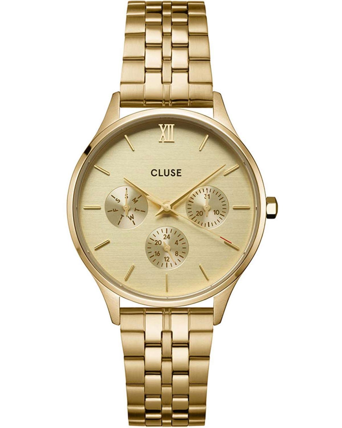  CLUSE Minuit - CW10701, Gold case with Stainless Steel Bracelet 2025