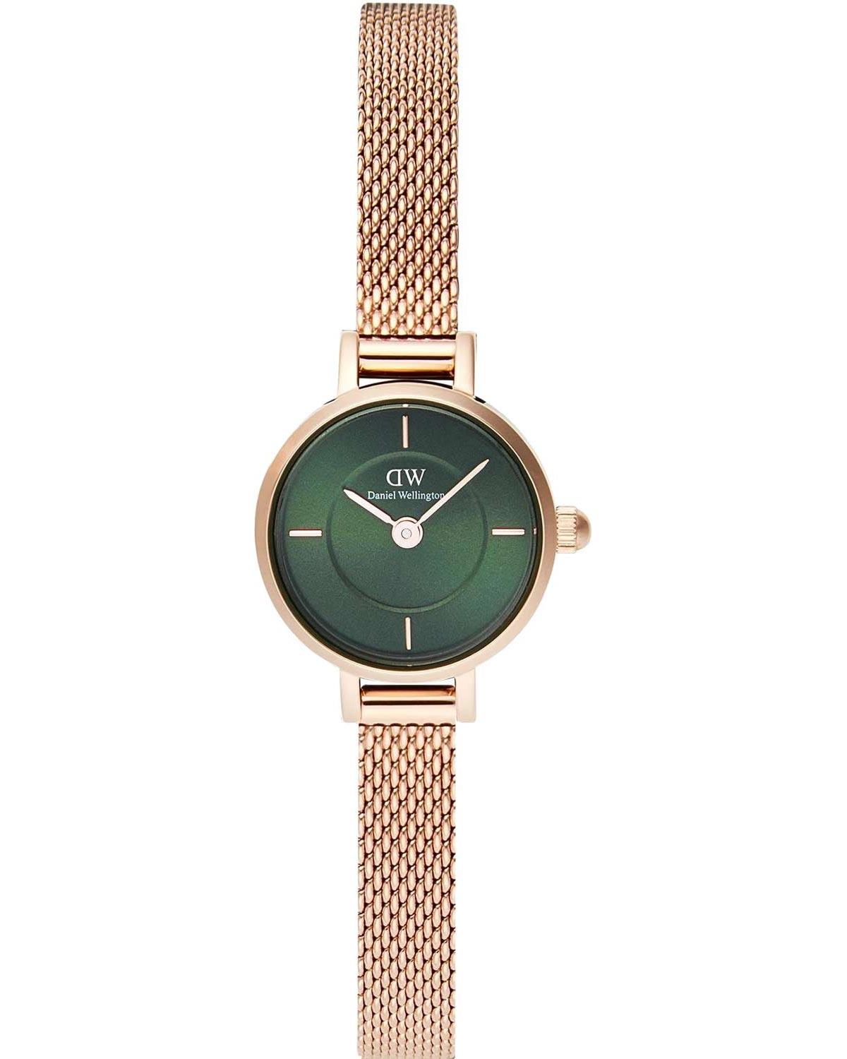  DANIEL WELLINGTON Petite Mini Emerald Melrose - DW00100742, Rose Gold case with Stainless Steel Bracelet 2025