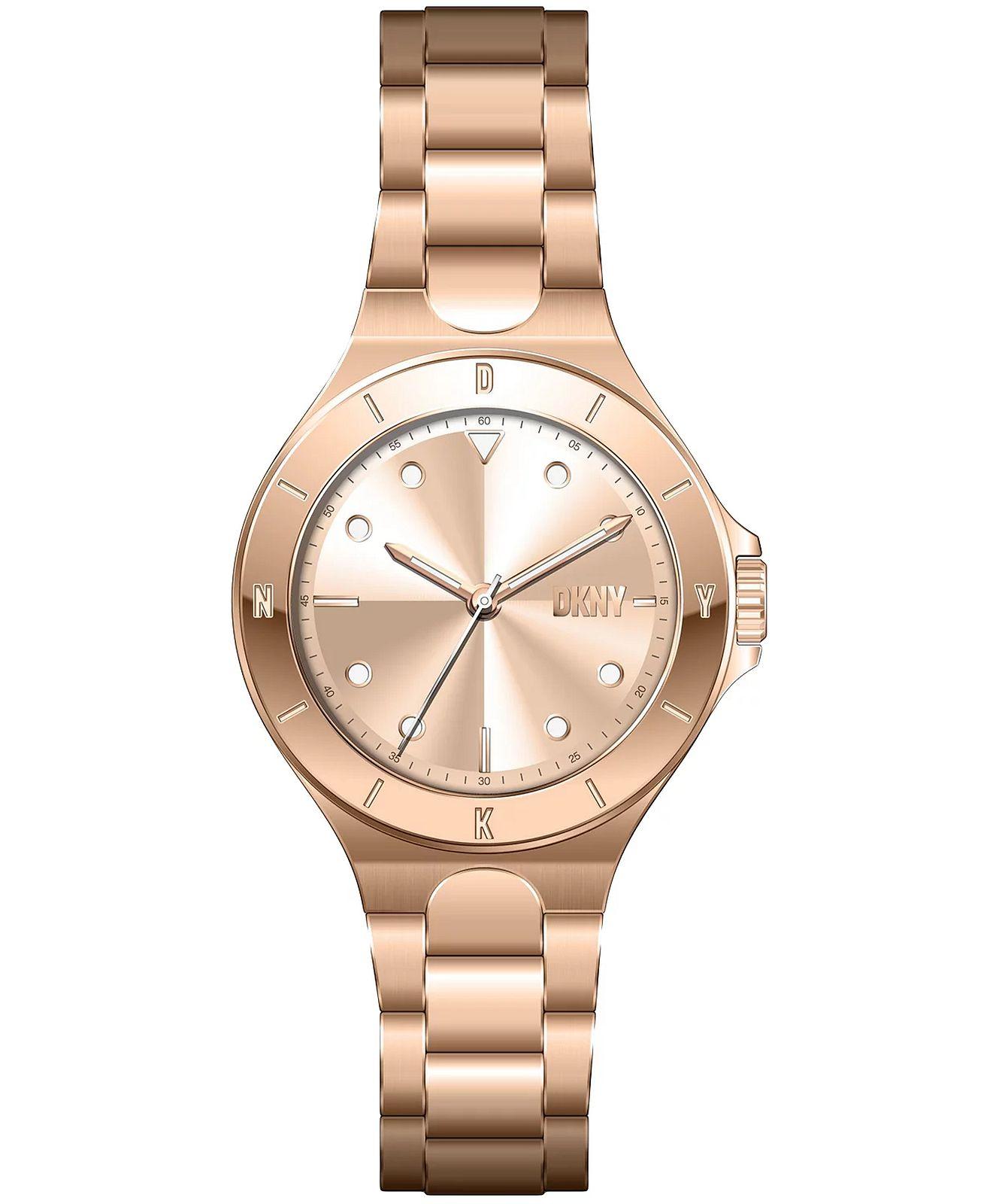  DKNY Chambers - NY6642, Rose Gold case with Stainless Steel Bracelet 2025