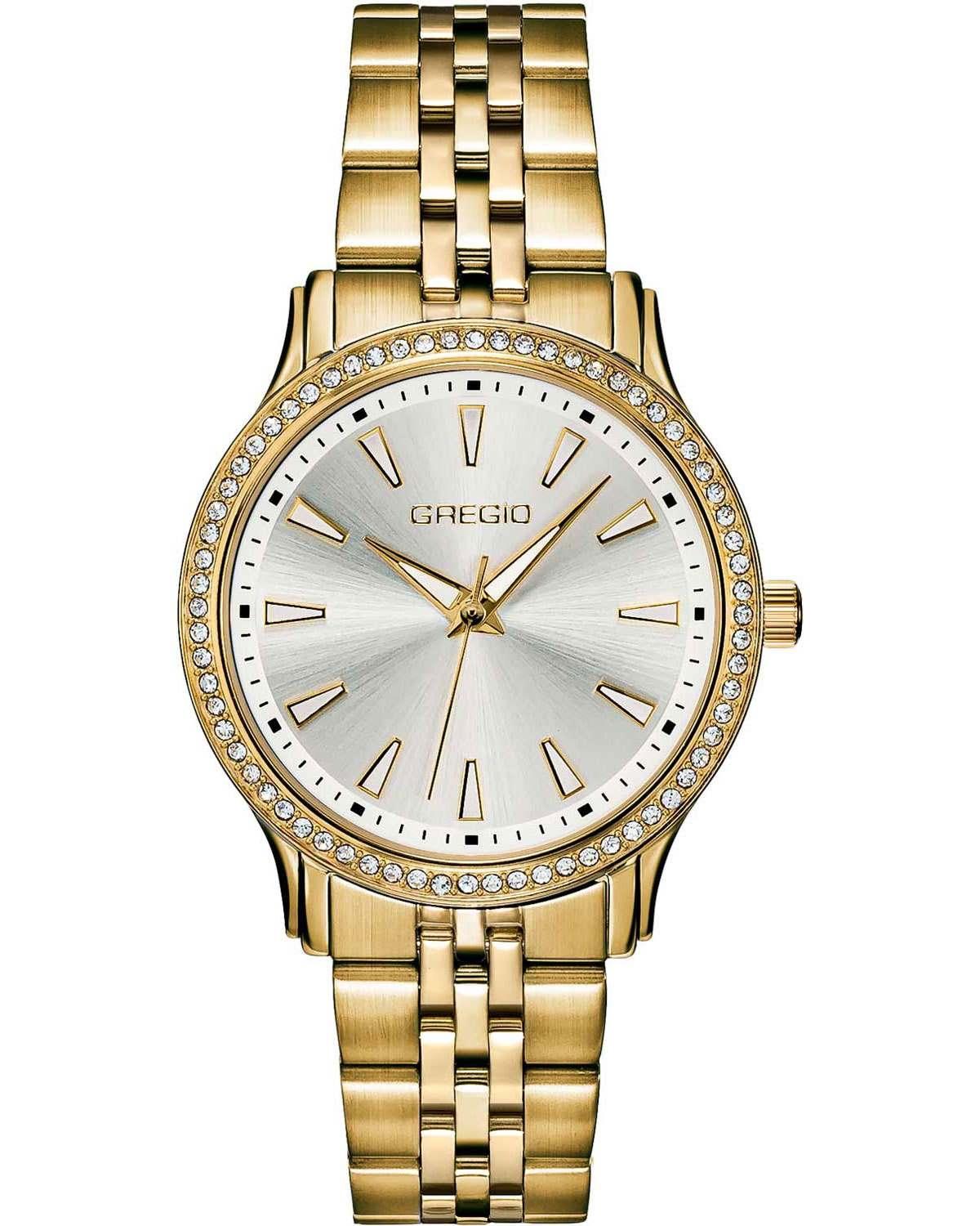  GREGIO Fleur Crystals - GR550020 Gold case with Stainless Steel Bracelet 2025