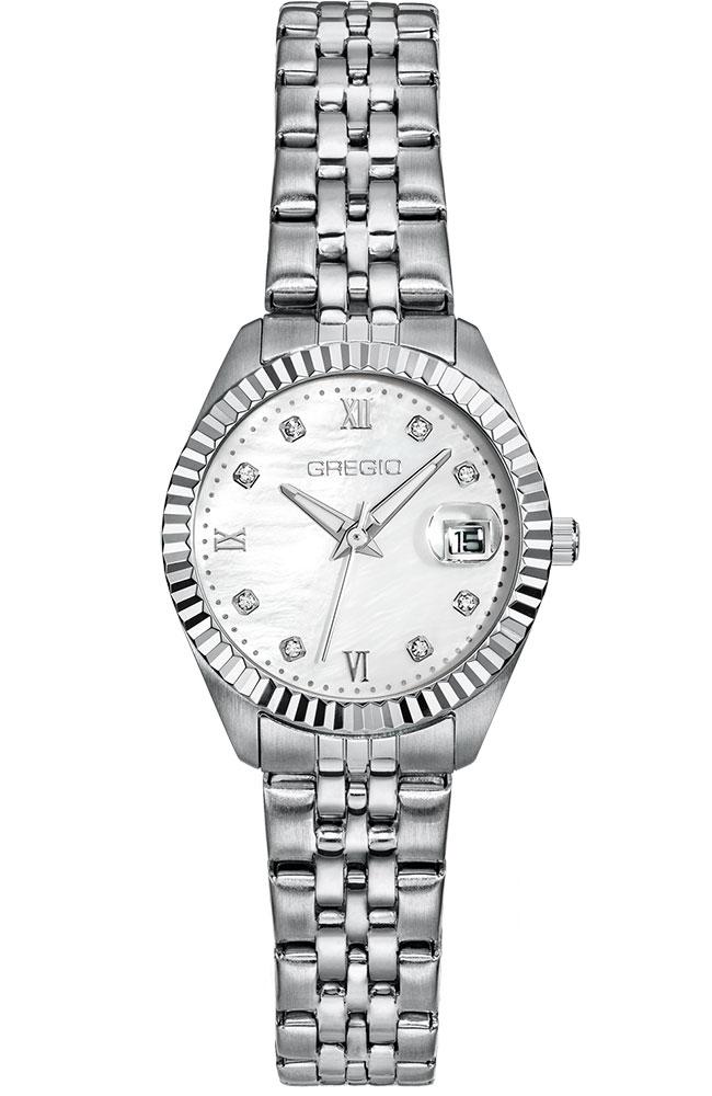  GREGIO Mallory Petit Crystals - GR480010 Silver case with Stainless Steel Bracelet 2025