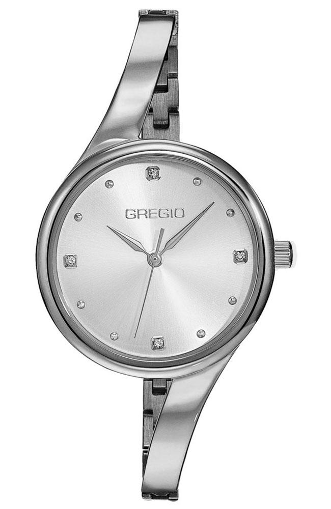  GREGIO Ornate Crystals - GR500010, Silver case with Stainless Steel Bracelet 2025