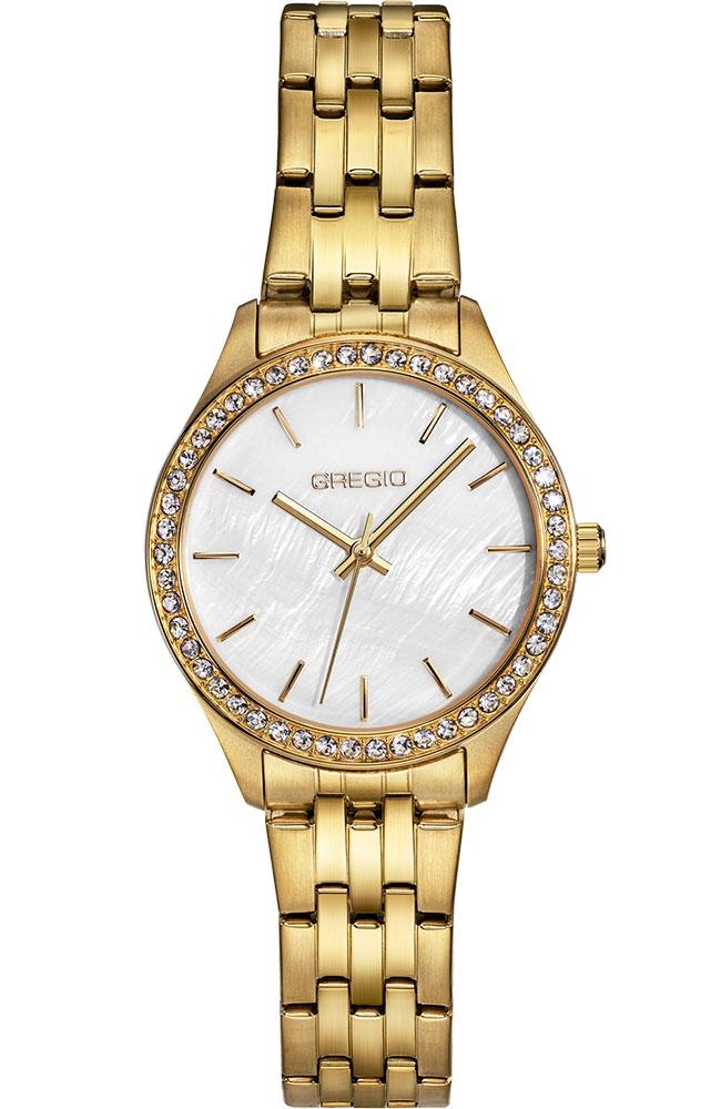  GREGIO Supernova Crystals - GR520020 Gold case with Stainless Steel Bracelet 2025