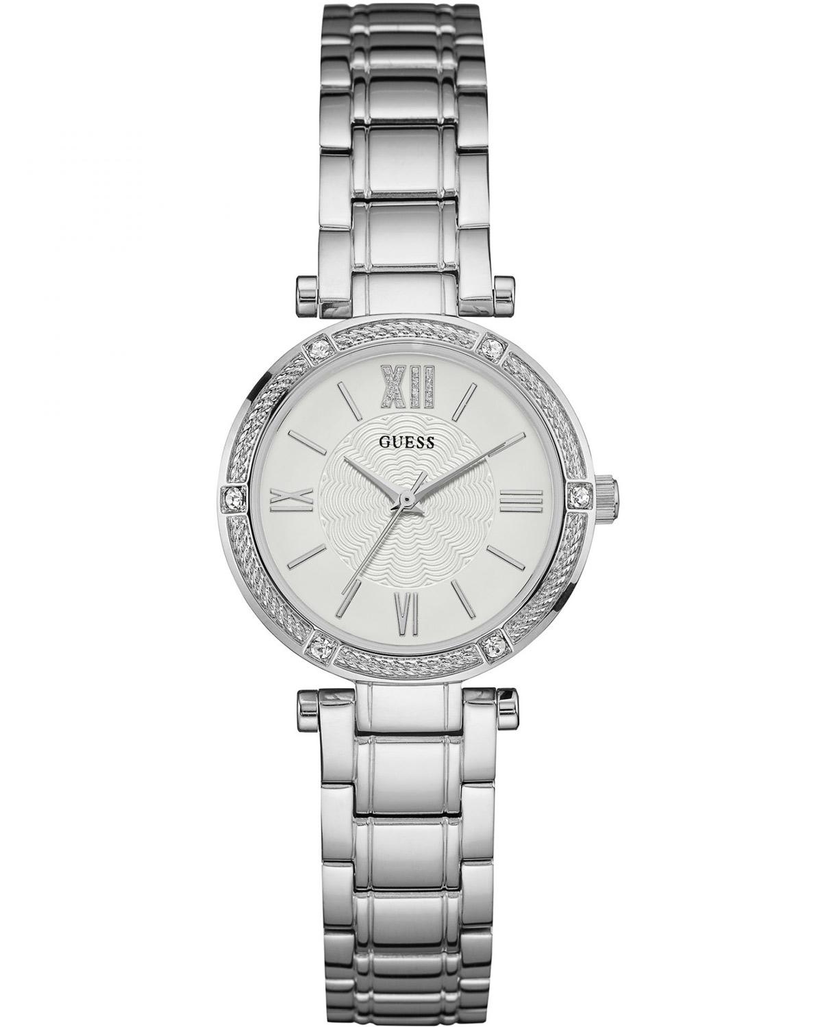  GUESS Crystal - W0767L1 Silver case, with Stainless Steel Bracelet 2025