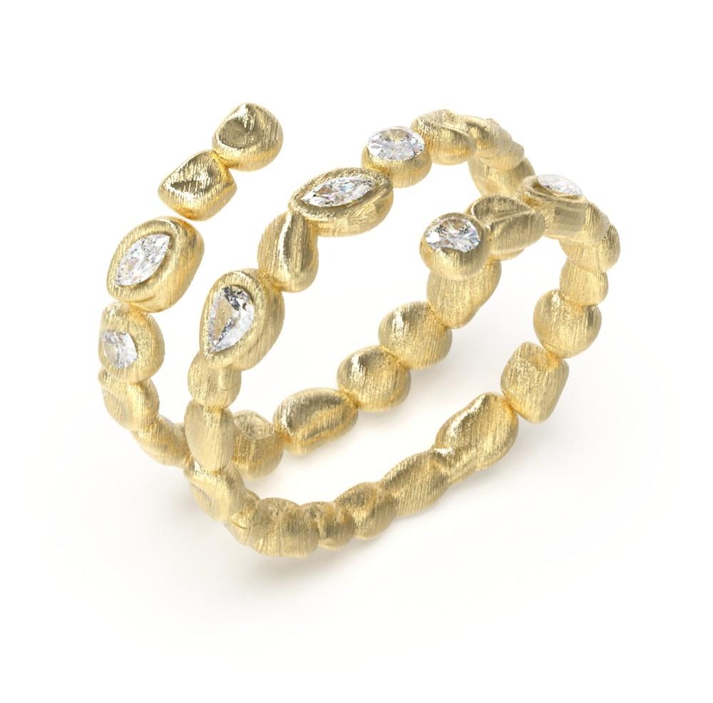  GUESS STEEL Δαχτυλίδι από Ανοξείδωτο ατσάλι Gold JUBR05179JWYG/54 2025