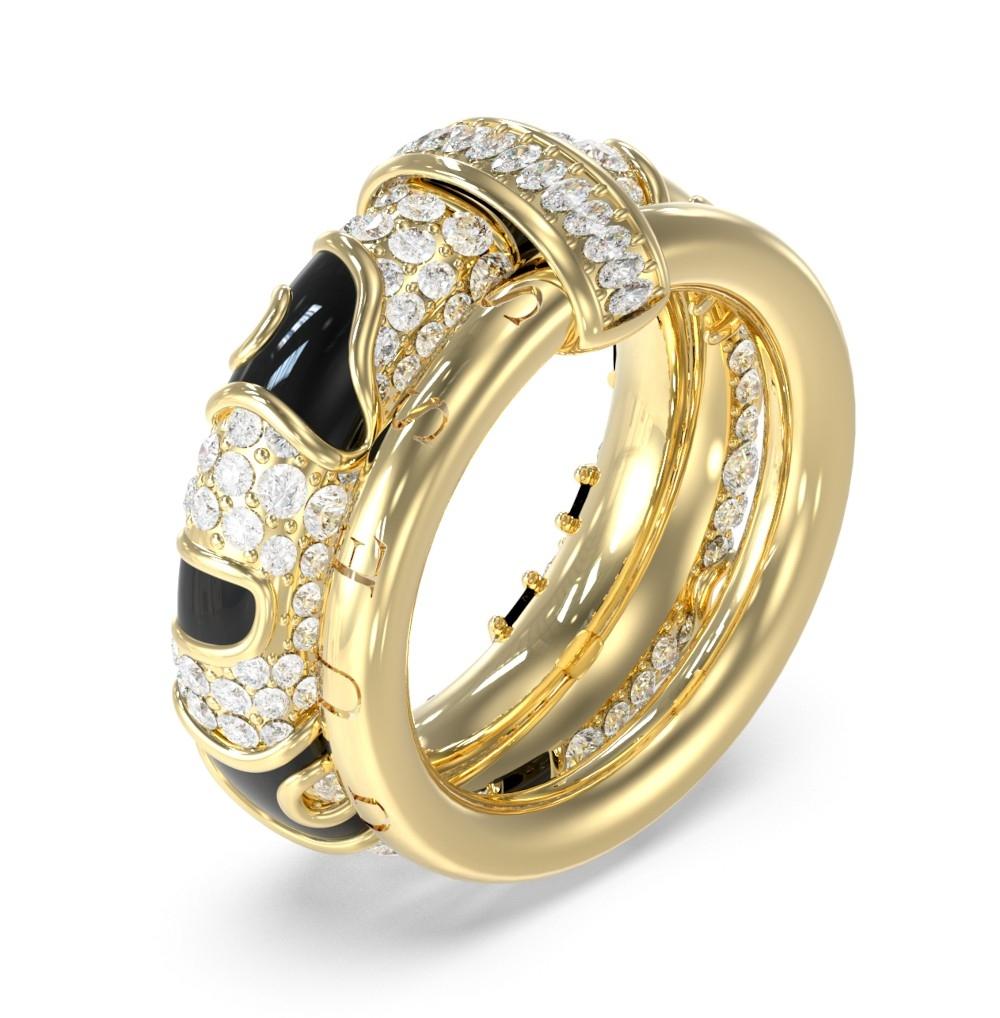  GUESS STEEL Δαχτυλίδι από Ανοξείδωτο ατσάλι Gold JUBR05194JWYGBK/54 2025
