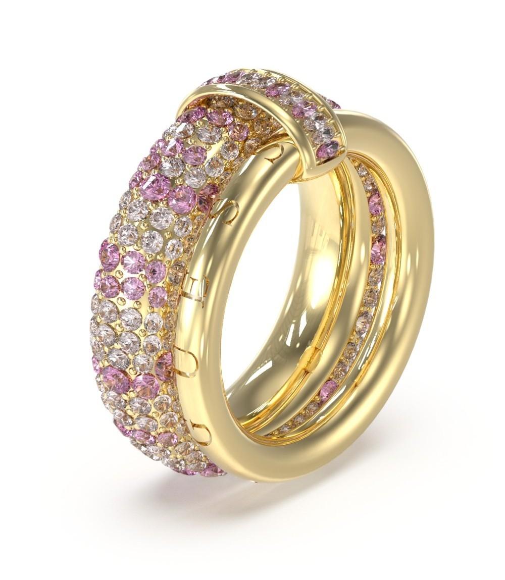  GUESS STEEL Δαχτυλίδι από Ανοξείδωτο ατσάλι Gold JUBR05198JWYGLR/54 2025