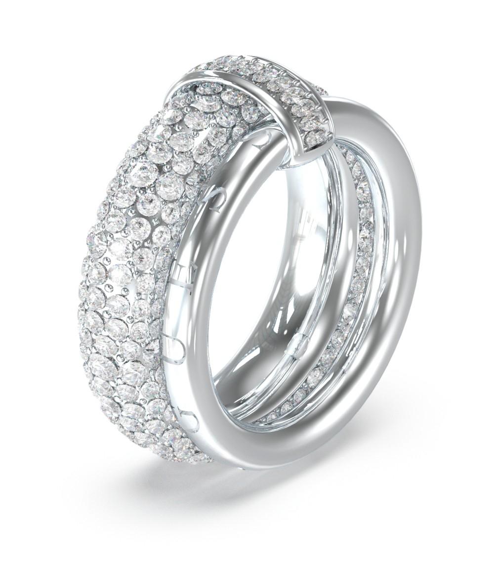  GUESS STEEL Δαχτυλίδι από Ανοξείδωτο ατσάλι Silver JUBR05198JWRH/54 2025