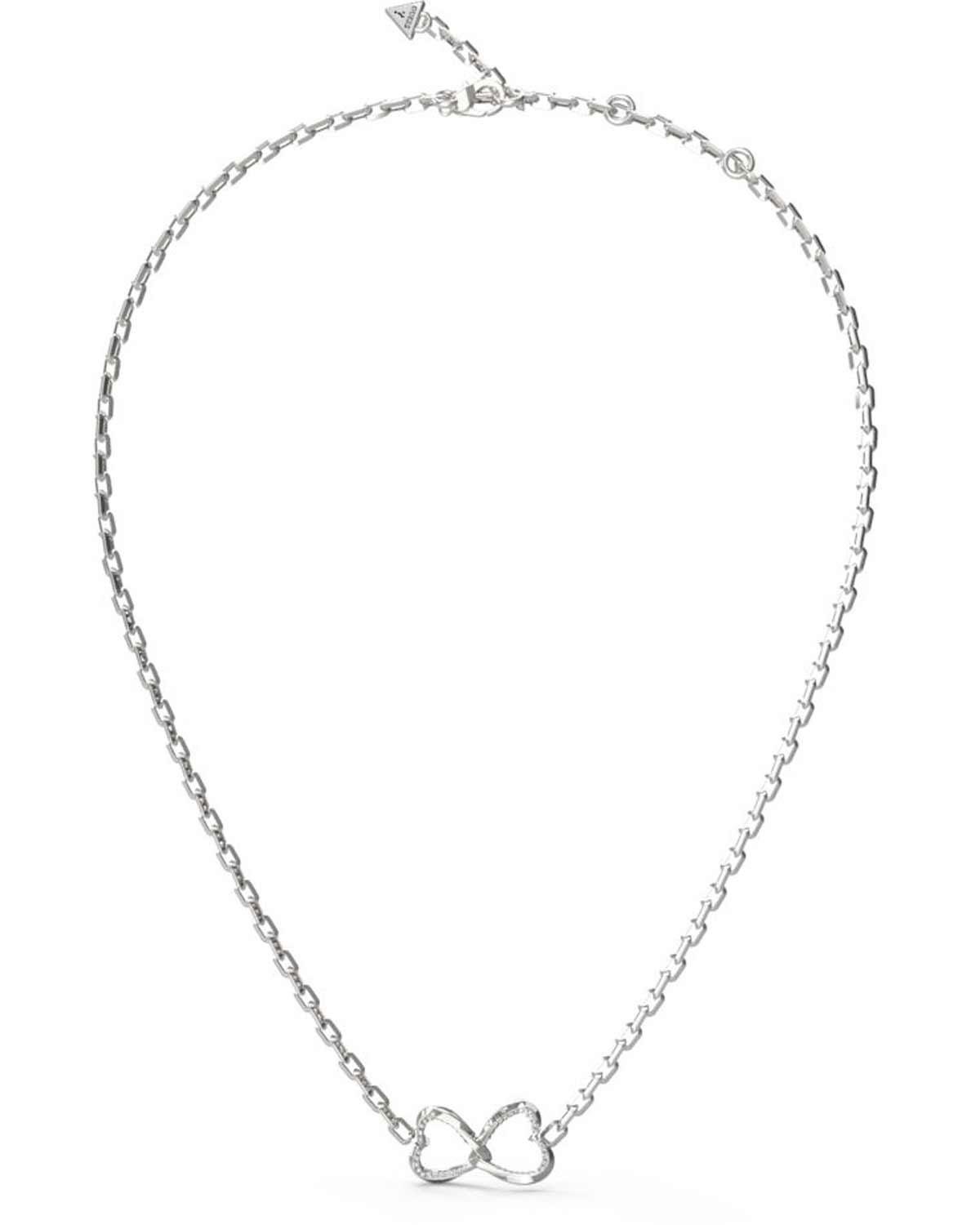  GUESS STEEL Κολιέ από Ανοξείδωτο ατσάλι Silver JUBN04616JWRHT/U 2025