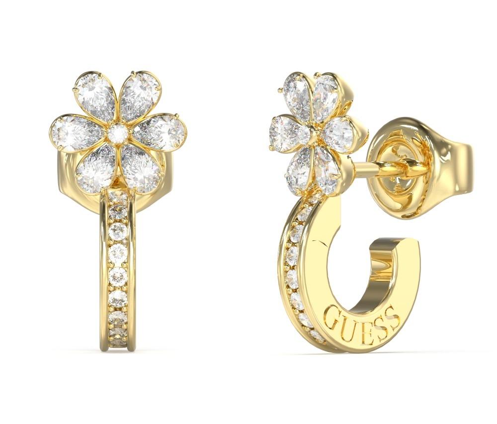  GUESS STEEL Σκουλαρίκια από Ανοξείδωτο ατσάλι Gold JUBE05110JWYGT/U 2025