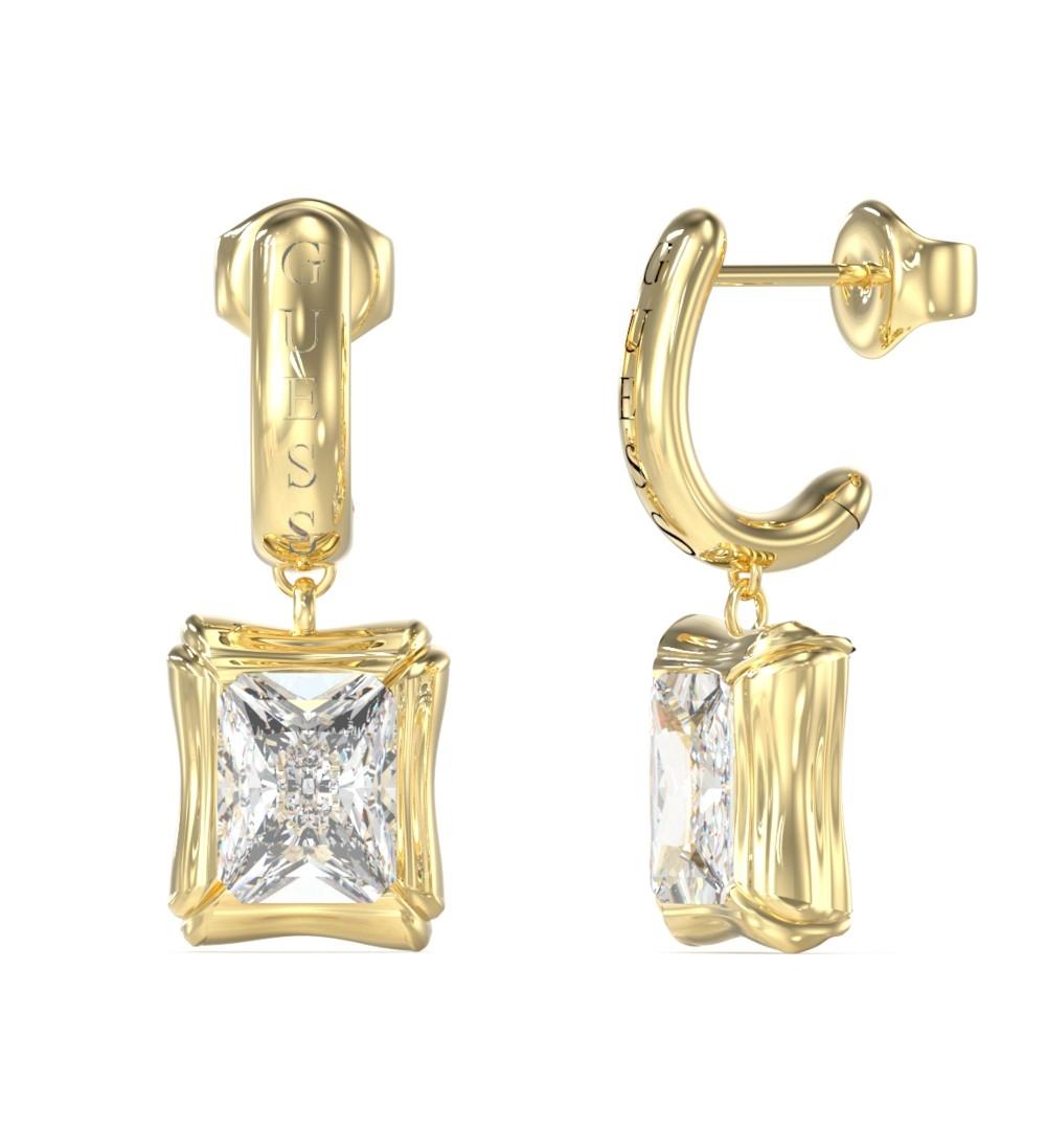  GUESS STEEL Σκουλαρίκια από Ανοξείδωτο ατσάλι Gold JUBE05172JWYGT/U 2025