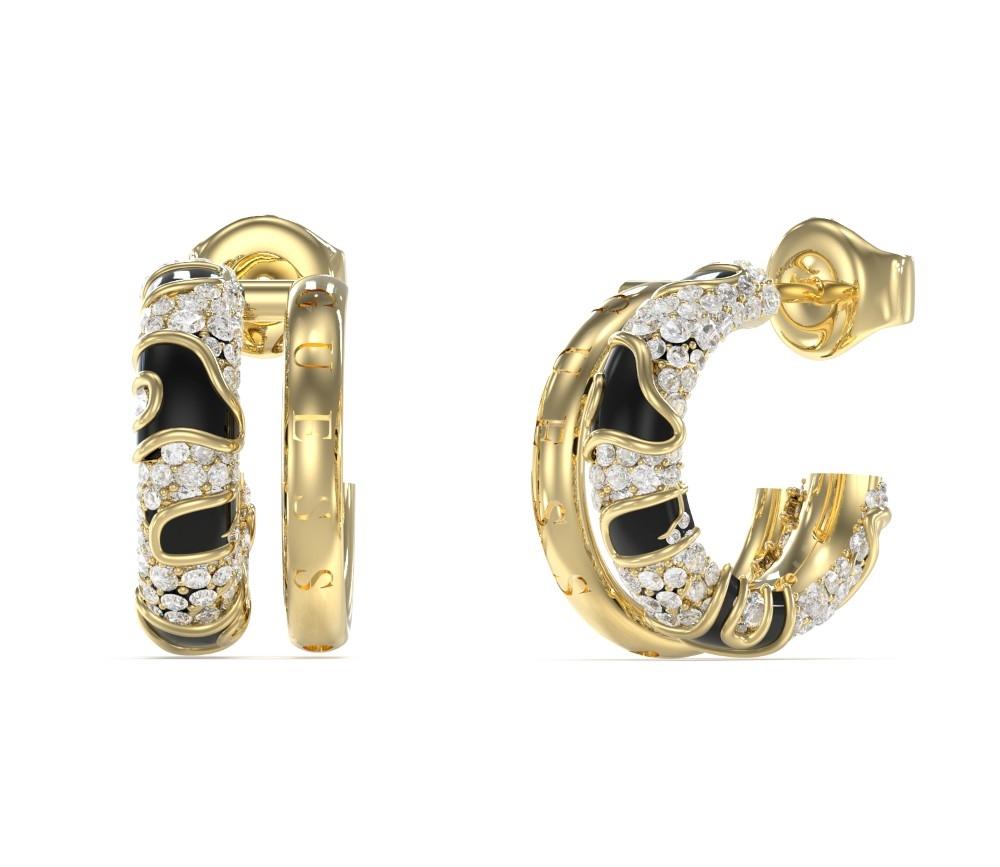  GUESS STEEL Σκουλαρίκια από Ανοξείδωτο ατσάλι Gold JUBE05193JWYGBKT/U 2025
