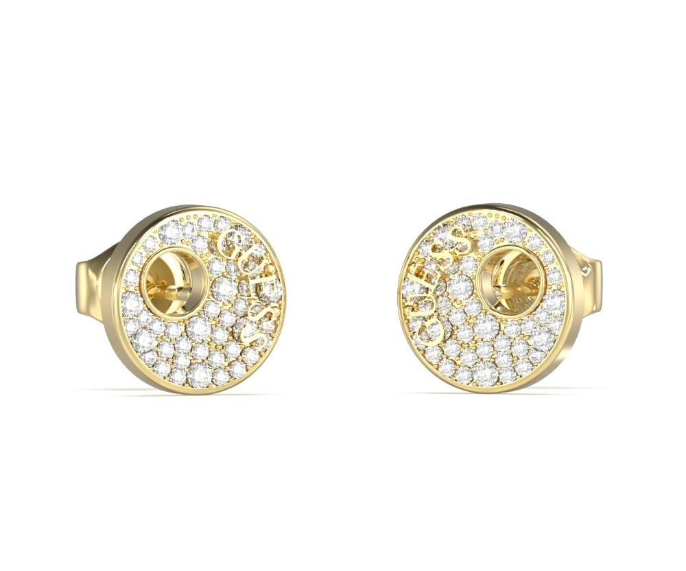  GUESS STEEL Σκουλαρίκια από Ανοξείδωτο ατσάλι Gold JUBE05225JWYGT/U 2025
