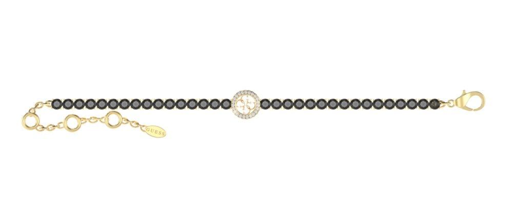  GUESS STEEL Βραχιόλι από Ανοξείδωτο ατσάλι Gold & Black JUBB05142JWYGBKL 2025