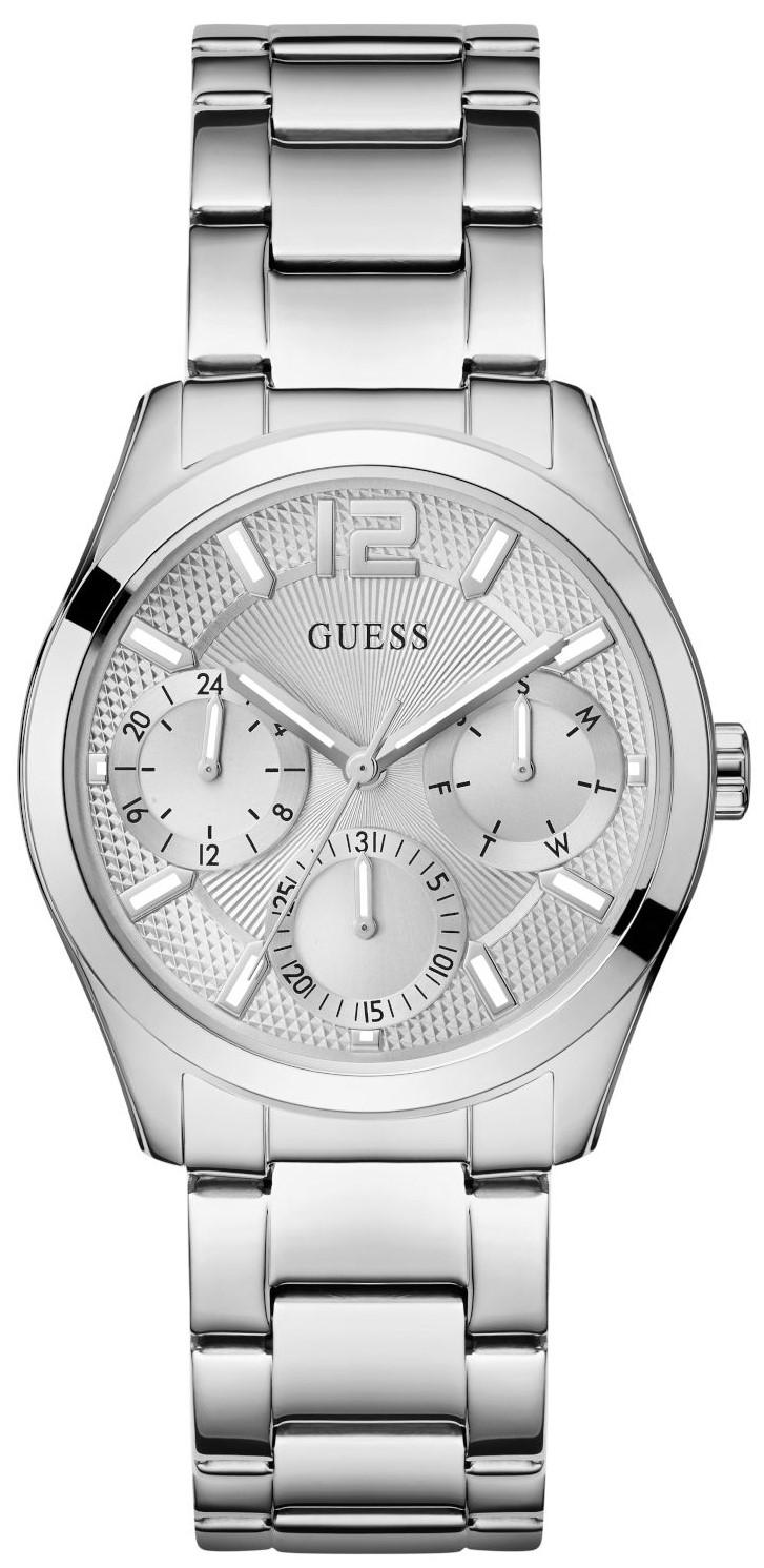  GUESS Zoe Multifunction - GW0760L1, Silver ase with Stainless Steel Bracelet 2025