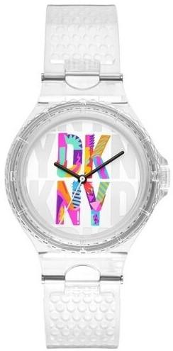  DKNY Chambers - NY6658, Transparent case with Transparent Rubber Strap 2025