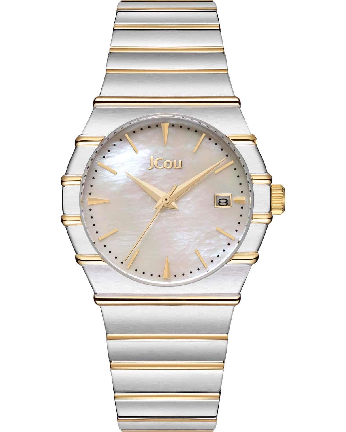  JCOU Chante - JU19075-3, Silver case with Stainless Steel Bracelet 2025