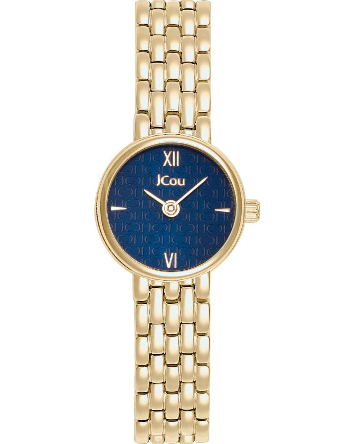  JCOU Lamelle Extra Small - JU19067-4, Gold case with Stainless Steel Bracelet 2025