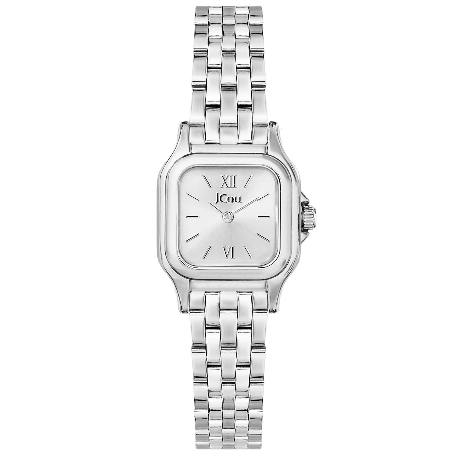  JCOU Muse - JU19065-2, Silver case with Stainless Steel Bracelet 2025