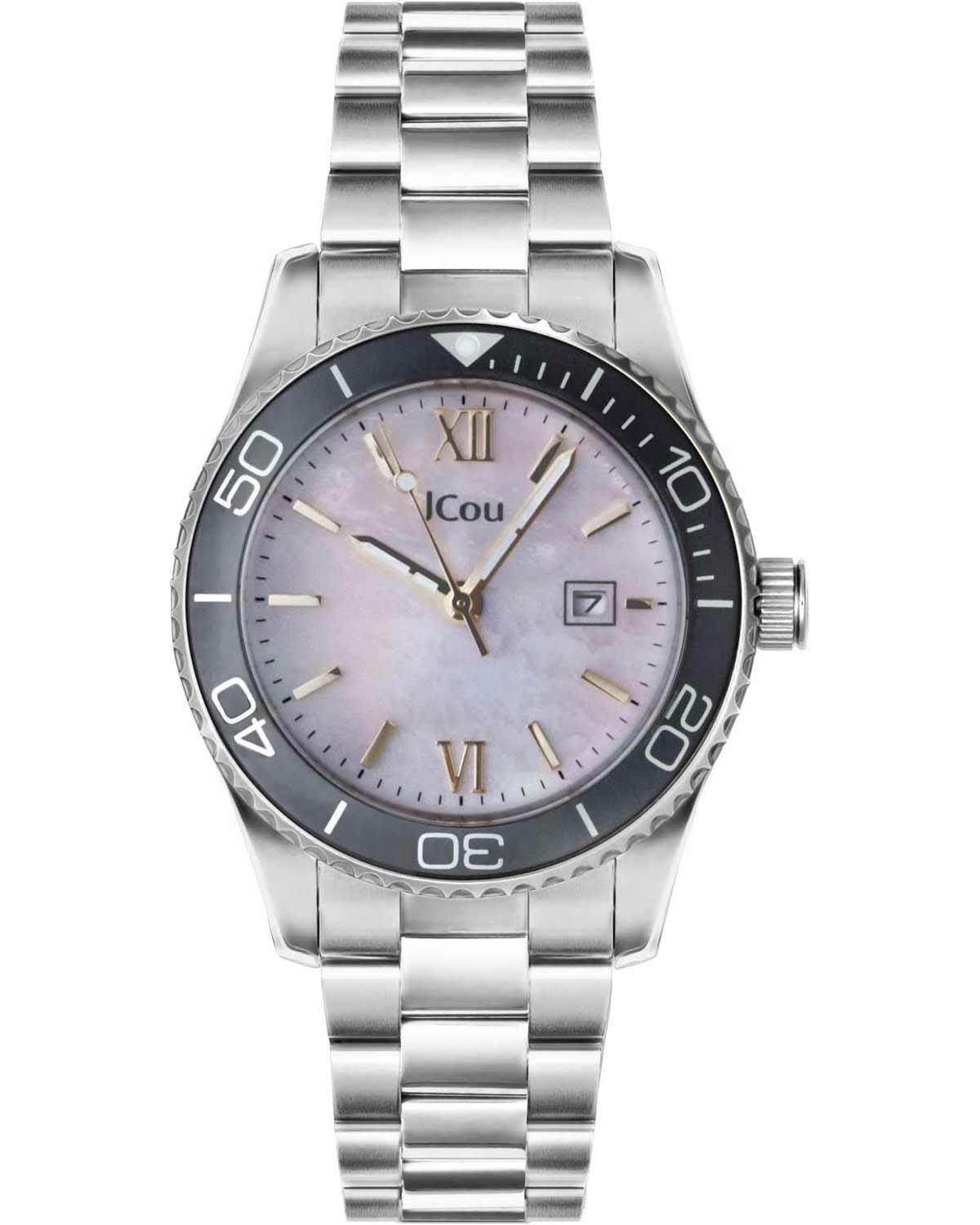  JCOU Nerina - JU19073-1, Silver case with Stainless Steel Bracelet 2025