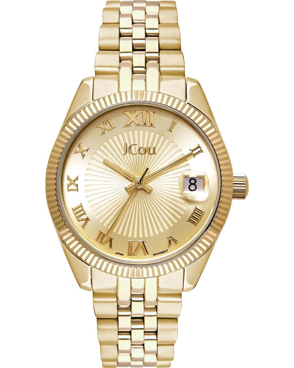  JCOU Queen's Mini - JU17031-17, Gold case with Stainless Steel Bracelet 2025