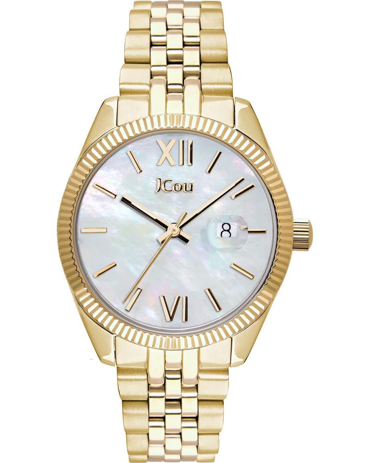  JCOU Queen's Mini - JU17031-19, Gold case with Stainless Steel Bracelet 2025