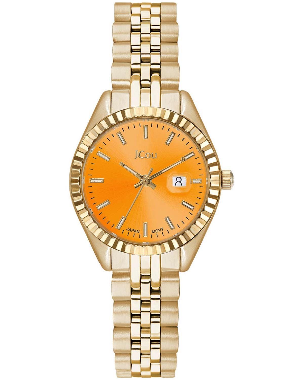  JCOU Queen's Petit ΙΙ - JU19066-4, Gold case with Stainless Steel Bracelet 2025