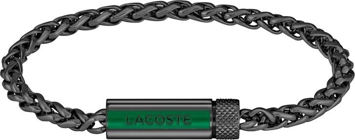 LACOSTE Βραχιόλι από ανοξείδωτο ατσάλι Black 2040339