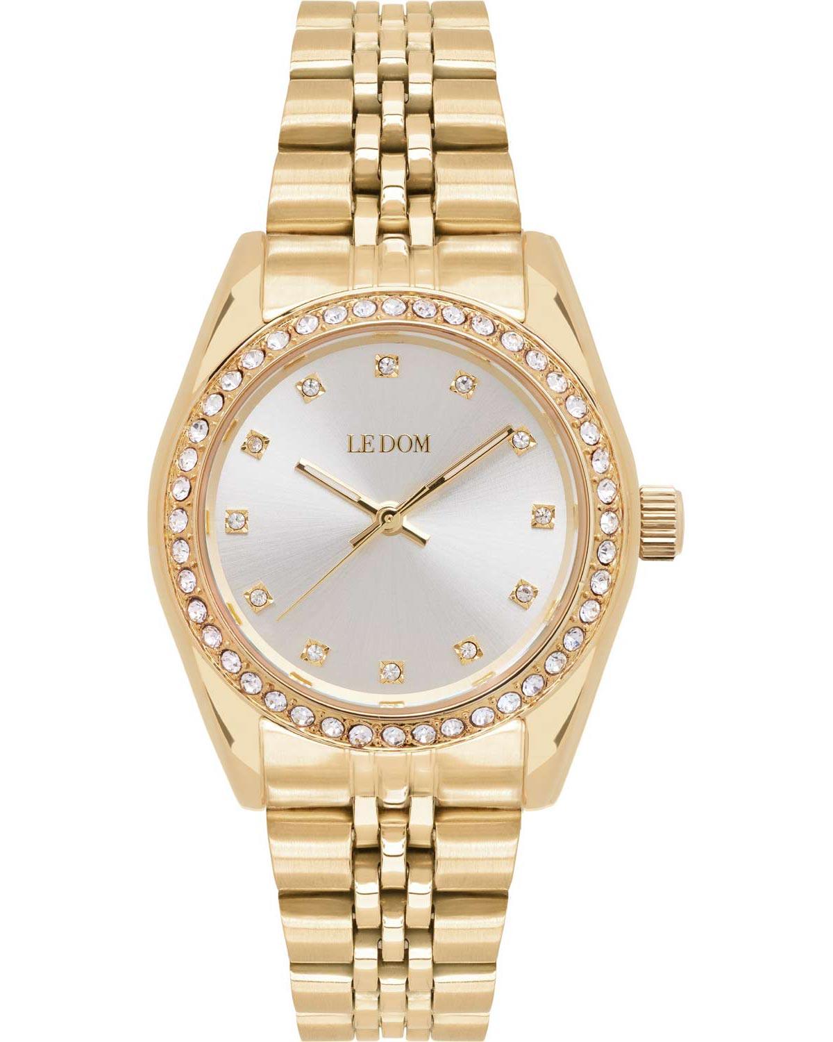  LE DOM Glance Crystals - LD.1492-2, Gold case with Stainless Steel Bracelet 2025